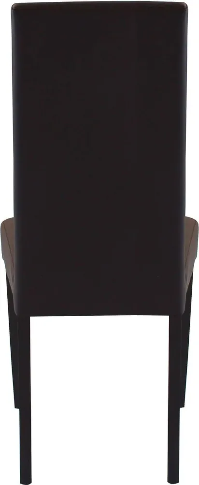 JACQUELYN - sedia moderna ecopelle marrone Marrone Milani Home