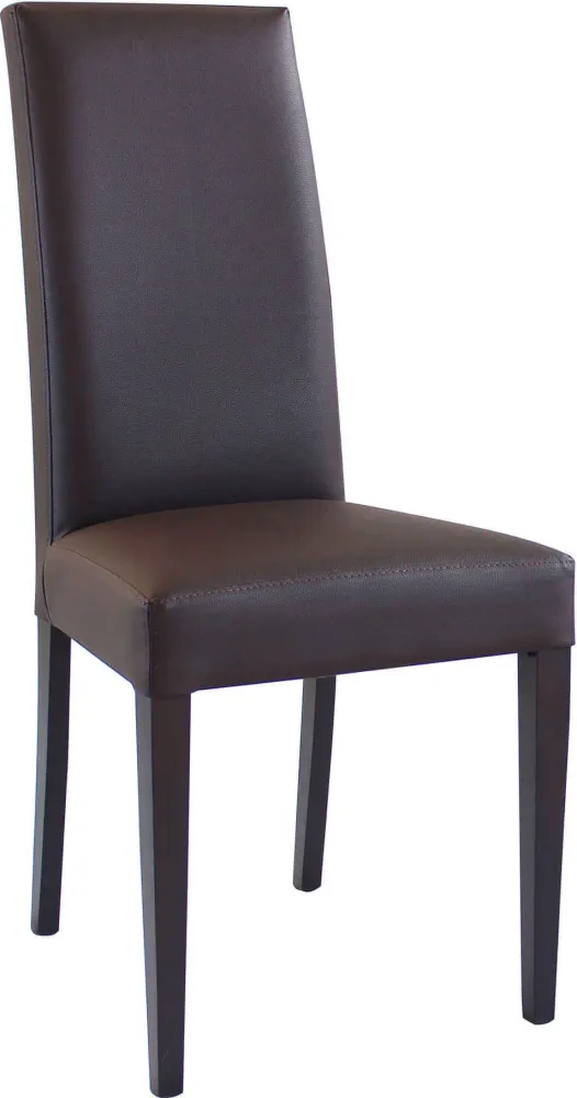 JACQUELYN - sedia moderna ecopelle marrone Marrone Milani Home