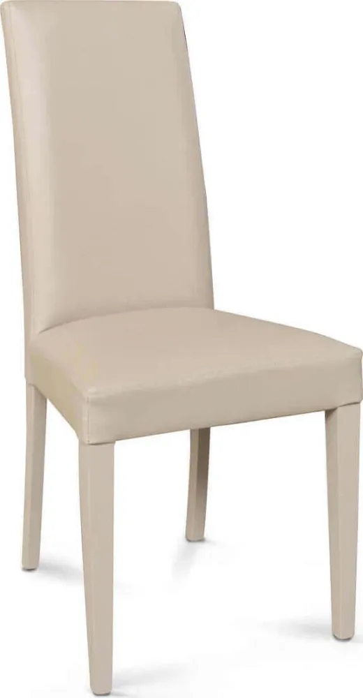 JACQUELYN - sedia moderna ecopelle Tortora Milani Home