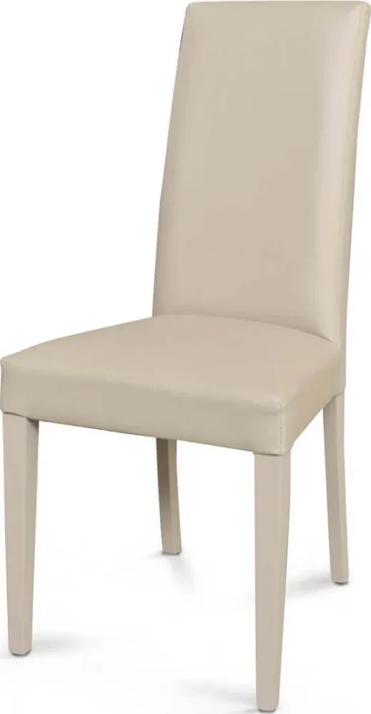 JACQUELYN - sedia moderna ecopelle Tortora Milani Home