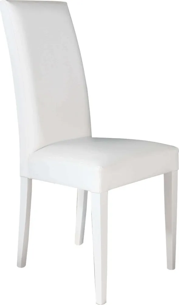 JASMIN - sedia moderna ecopelle Bianco Milani Home