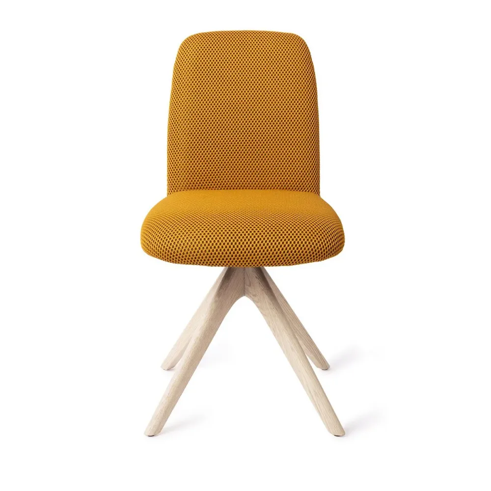 Sedia da pranzo Jesper Home Taiwa, colore rovere sbiancato 4 colori