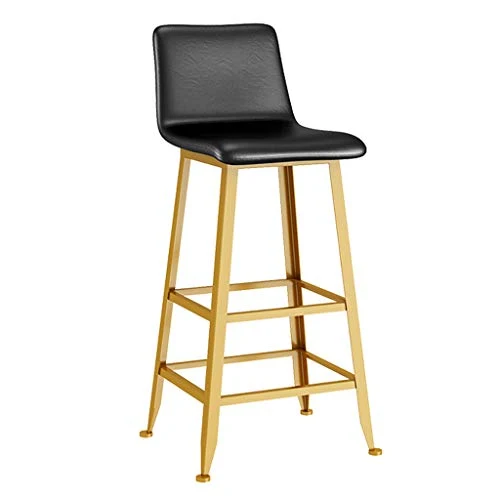 JHBW Sgabelli da Bar, sgabelli da Bar con schienali, sgabelli da Bar con Struttura Metallo, per Bar, caffè e Bar, 75 cm (3...