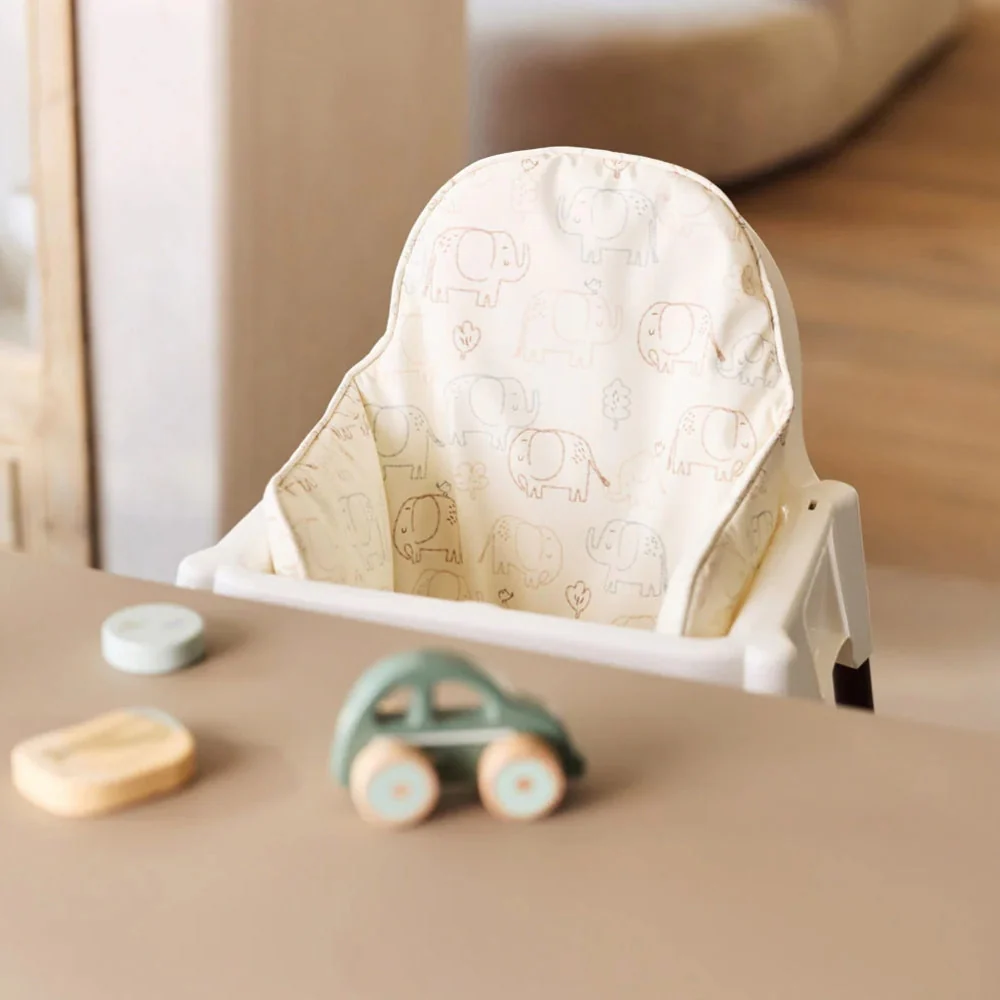 Jollein Cuscino per sedia per la pappa, racconti dell'elefante