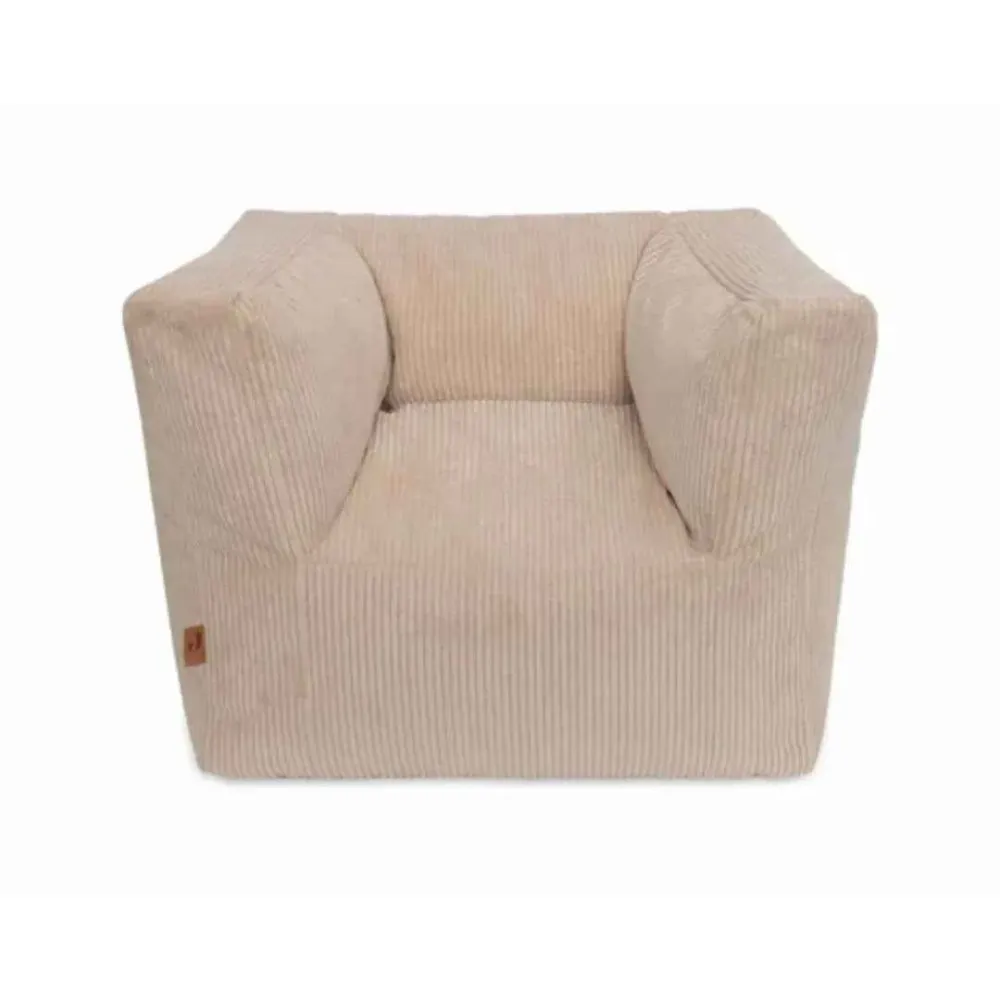 Jollein® Divano per bambini Beanbag Corduroy Natural