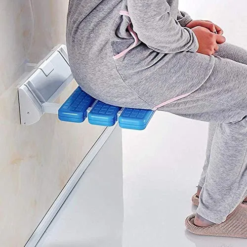 JTKDL Bagno Sgabello da Bagno Doccia Sgabello Pieghevole Sedile Doccia da Bagno Sedia da Parete Sedia da Parete Cambio Sca...