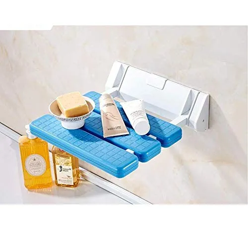 JTKDL Bagno Sgabello da Bagno Doccia Sgabello Pieghevole Sedile Doccia da Bagno Sedia da Parete Sedia da Parete Cambio Sca...