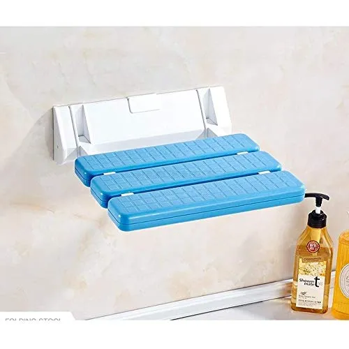 JTKDL Bagno Sgabello da Bagno Doccia Sgabello Pieghevole Sedile Doccia da Bagno Sedia da Parete Sedia da Parete Cambio Sca...