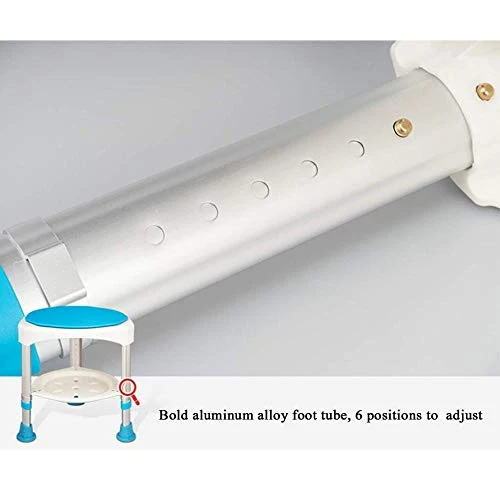 JTKDL Sedia da Doccia Sedia da Bagno Sedia da Bagno Girevole Sedia da Doccia per Donna Incinta Sgabello da Bagno Antiscivo...