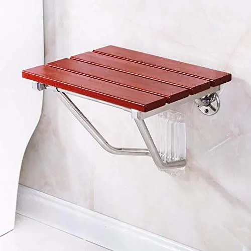JTKDL Sedia da Doccia Sedia da Doccia Sgabello Sedile da Parete Sedia da Parete Pino Sgabello da Bagno Sgabello da Seduta...
