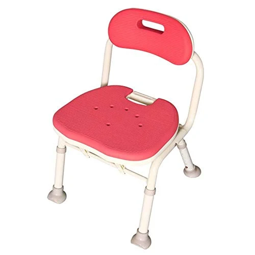 JTKDL Sgabello da Bagno Anziano Bagno Donna Incinta Sedia Pieghevole Sedia da Bagno Sedia Pieghevole Sgabello da Bagno Sed...