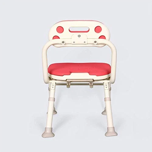 JTKDL Sgabello da Bagno Anziano Bagno Donna Incinta Sedia Pieghevole Sedia da Bagno Sedia Pieghevole Sgabello da Bagno Sed...