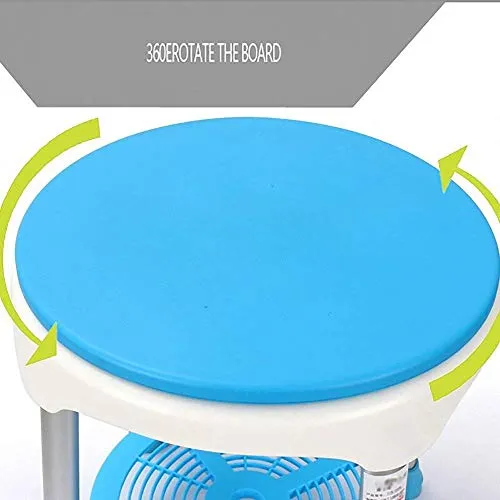 JTKDL Sgabello da Bagno Bagno Lega di Alluminio Sgabello Girevole Bagno Anziano Sedia da Doccia Sedia da Doccia