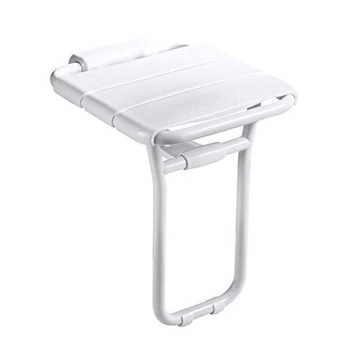 JTKDL Sgabello da Bagno Cambio Scarpe Sgabello Bagno Sedile Pieghevole Anziani Disabili Bagno Sicurezza Muro Sedia Sgabell...