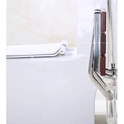 JTKDL Sgabello da Doccia Pannello Legno Massello Sedia da Parete Doccia da Bagno Sgabello Pieghevole di Sicurezza Sedia da...