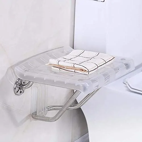 JTKDL Sgabello da Doccia Sgabello da Bagno Pieghevole Sedia da Parete Sedia da Corridoio Plastica Sedia da Parete Sedia da...