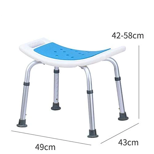 JTKDL Sgabello da Doccia Sgabello da Bagno Sgabello da Doccia Vecchio Sgabello da Bagno Antiscivolo Sedia da Doccia Sgabel...
