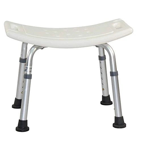 JTKDL Sgabello per Doccia - Sedile per Bagno Regolabile Altezza Antiscivolo Stabile Max. Peso Utente 150 kg