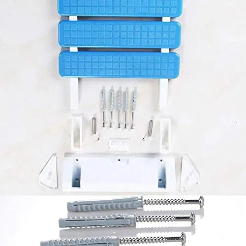 JTKDL Sgabello Pieghevole per Doccia Parete Sedile Pieghevole per Bagno Doccia Sedile Pieghevole per Bagno
