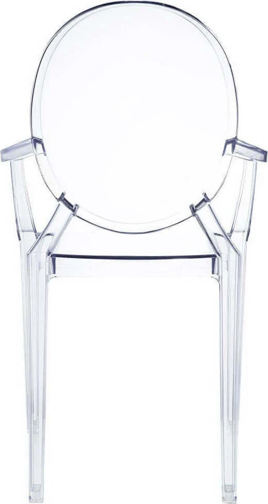JULIE - set di 2 poltrone policarbonato trasparente Trasparente Milani Home