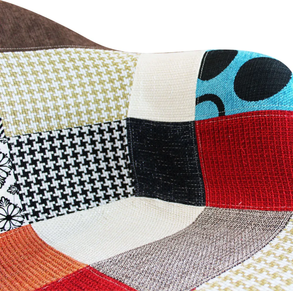 JULIETTE - poltrona dondolo moderna metallo e legno Multicolor Milani Home