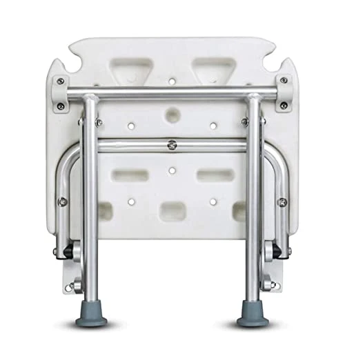JXING Sgabello da Bagno, Sedile da Doccia Parete, Sedile da Doccia Pieghevole con Gambe Sgabello da Bagno Panca da Bagno M...