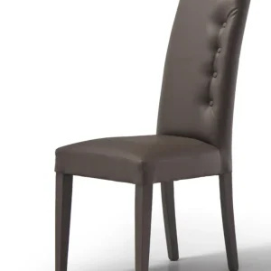 Kadon - Set da 2 Sedia imbottita legno rivestita ecopelle cm 46x43x100h - vari colori