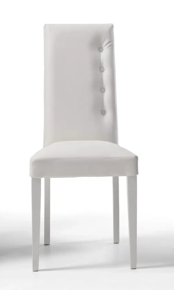 Kadon - Set da 2 Sedia imbottita legno rivestita ecopelle cm 46x43x100h - vari colori