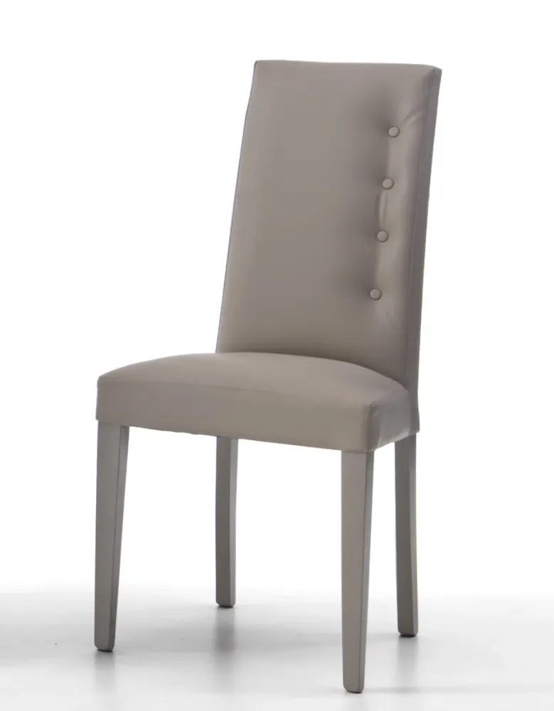 Kadon - Set da 2 Sedia imbottita legno rivestita ecopelle cm 46x43x100h - vari colori