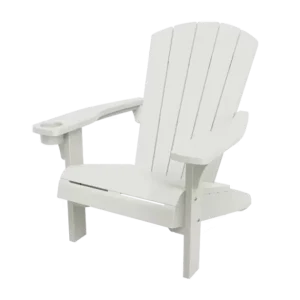 Keter - Sedia da esterno Alpine Adirondack bianca