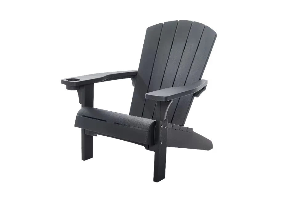 Keter - Sedia da esterno Alpine Adirondack grafite