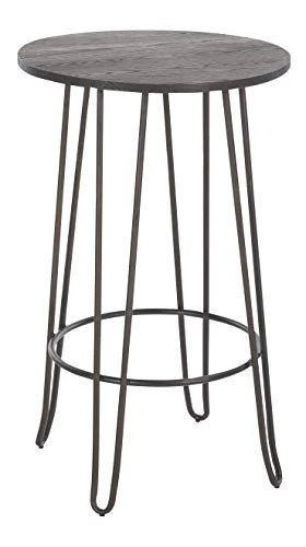 Kit Closet tavolo Sgabello Rotondo set Alto, Metallo