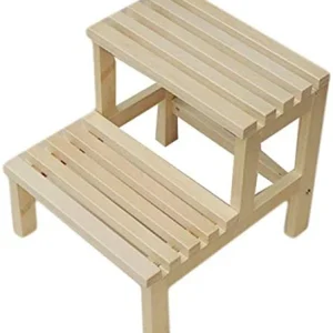 QIQIDEDIAN - Scaletta legno massiccio, sgabello multifunzione, sgabelli da bagno, sgabelli Kneeling Chair