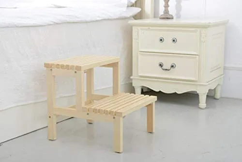 QIQIDEDIAN - Scaletta legno massiccio, sgabello multifunzione, sgabelli da bagno, sgabelli Kneeling Chair