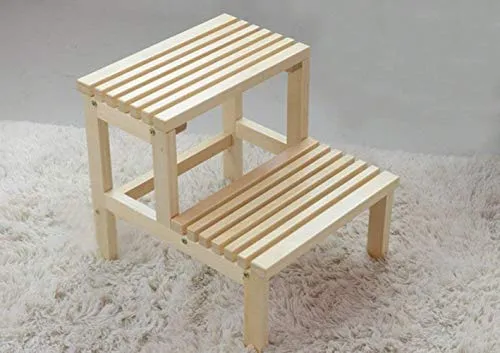 QIQIDEDIAN - Scaletta legno massiccio, sgabello multifunzione, sgabelli da bagno, sgabelli Kneeling Chair