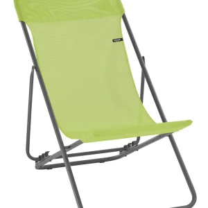 Lafuma Mobilier LFM2763 Sedia Sdraio Transatube 2, 83x56x94 cm, Verde