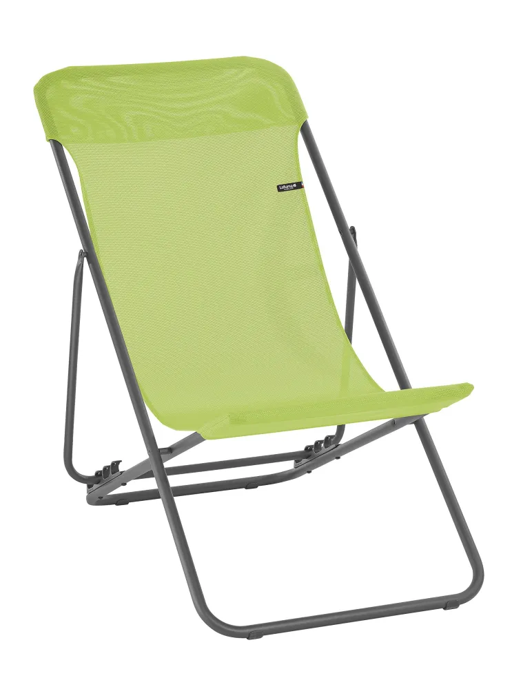 Lafuma Mobilier LFM2763 Sedia Sdraio Transatube 2, 83x56x94 cm, Verde