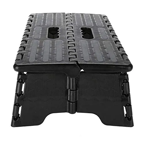 Sgabello Pieghevole Portatile per Bagno Nero, sgabello pieghevole plastica Sgabello pieghevole pieghevole per cucina Bagno...
