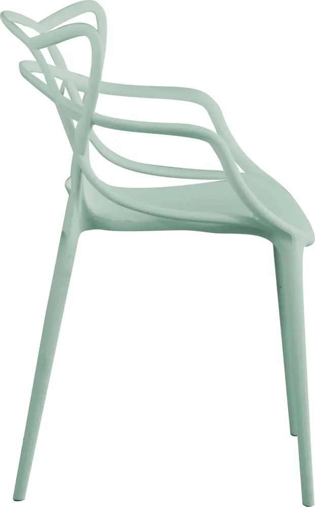 LALU - sedia plastica Verde Milani Home