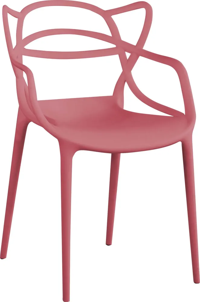 LALU - set di 6 sedie plastica Rosa Milani Home