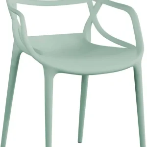 LALU - set di 4 sedie plastica Verde Milani Home