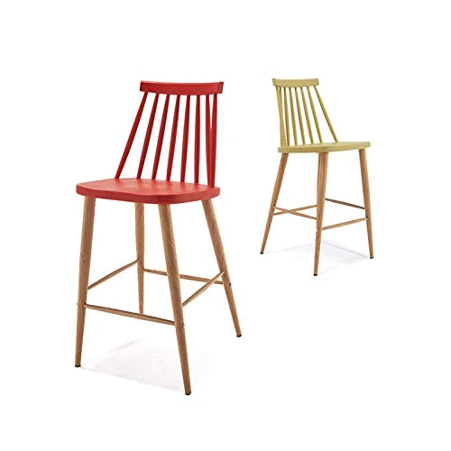 Lanrui Bar Stool Bar Stool High Chair Milk Tea Shop Cafe Chair Ristorante Chair Home Office Sedia Ergonomica Bar Stool (Co...
