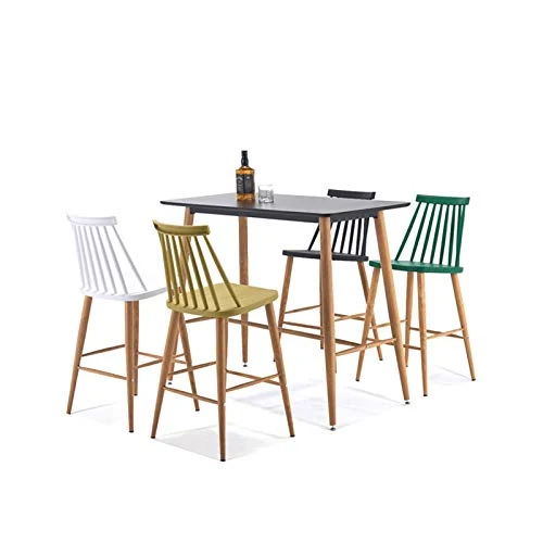 Lanrui Bar Stool Bar Stool High Chair Milk Tea Shop Cafe Chair Ristorante Chair Home Office Sedia Ergonomica Bar Stool (Co...