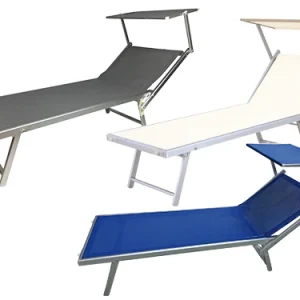 Lettini spiaggia prendisole Rimini. Prezzo per Pezzo.