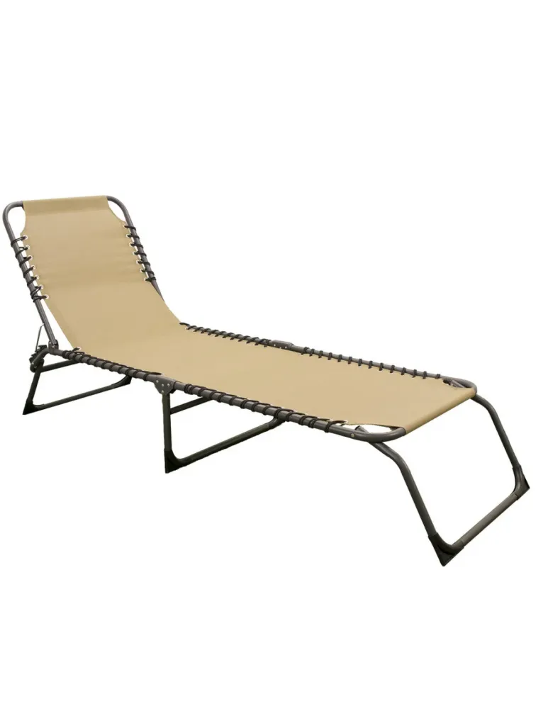 LETTINO PIEGHEVHEVOLE - 190X58 cm - beige