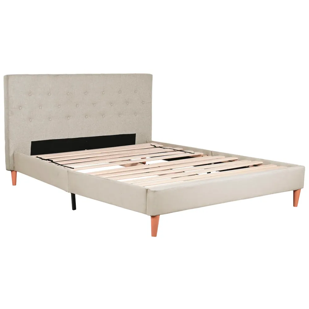Letto Home ESPRIT Beige 170 X 219 X 104 CM