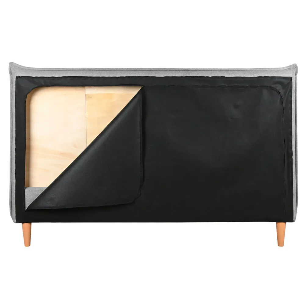 Letto Home ESPRIT Grigio chiaro 177 X 219 X 108 CM