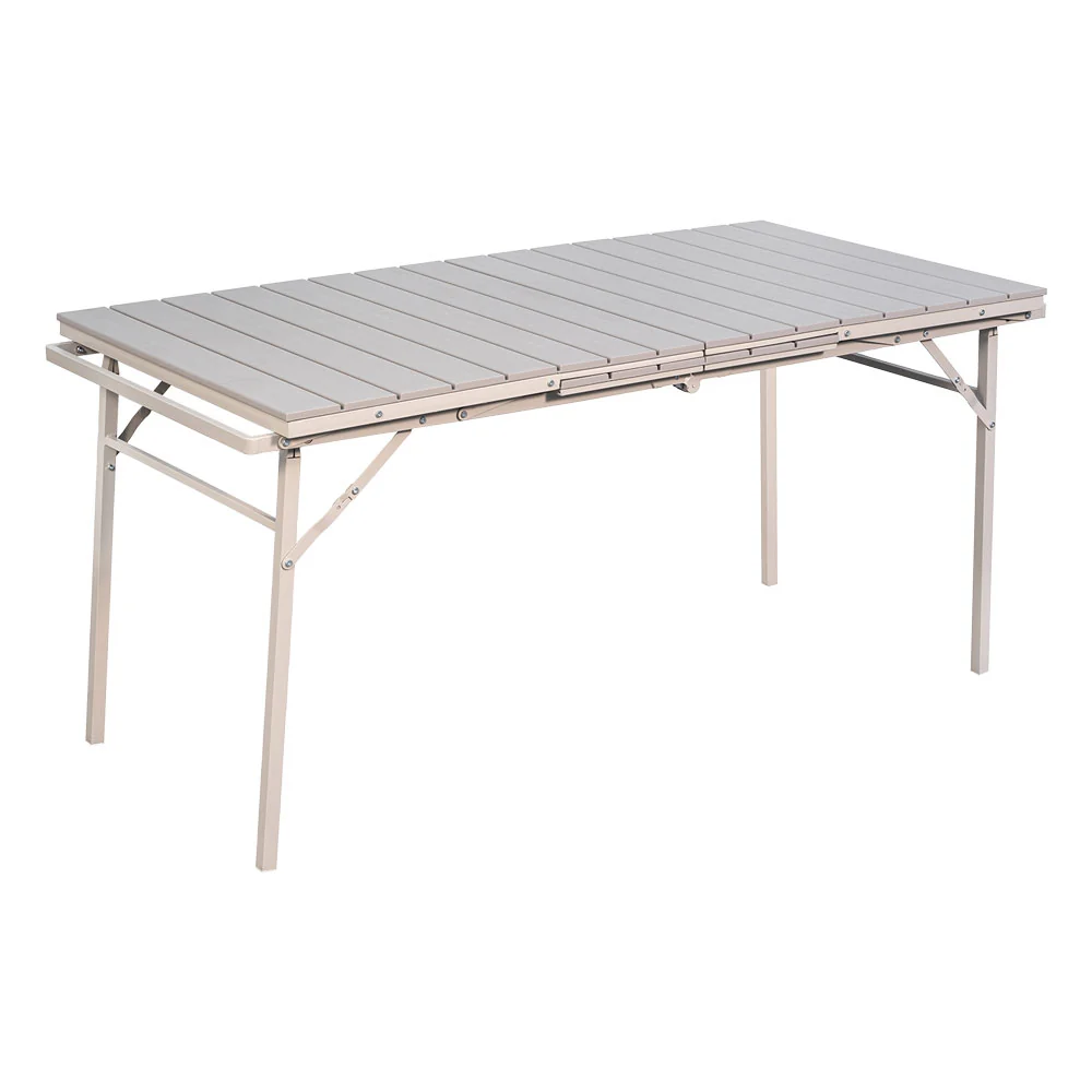 LIF - Tavolo Acciaio / Polipropilene Allungabile 'Saros' Beige COD. 6131690