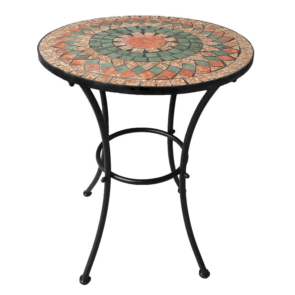 LIF - Tavolo Decoro Mosaico 'Alice' Ø Cm 60 X H.70 COD. 6129210