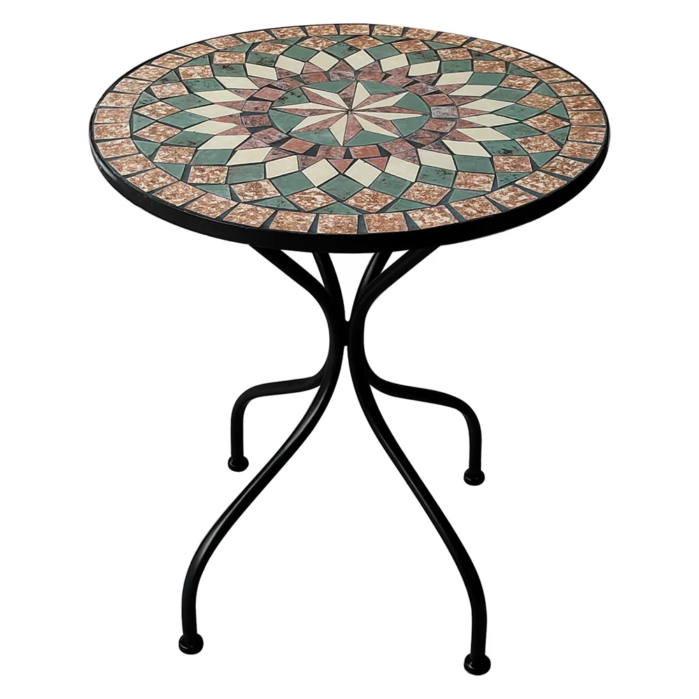LIF - Tavolo Decoro Mosaico 'Morgana' Ø Cm 60 X H.70 COD. 6129200